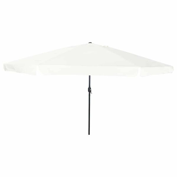 vidaXL Parasol de jardin Sable 395 x 395 x 245 cm Polyester et Acier