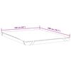 vidaXL Prot&egrave;ge-matelas blanc 160x200 cm imperm&eacute;able