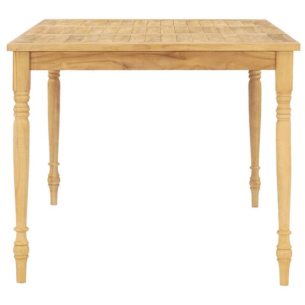 vidaXL Ensemble &agrave; manger de jardin 5pcs avec coussins Bois teck massif