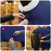 vidaXL Couverture &Eacute;quine Bleu marine 85 cm Fleece polaire