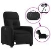 vidaXL Fauteuil inclinable &eacute;lectrique Noir Tissu