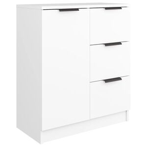 vidaXL Buffet Blanc 60x30x70 cm Bois d'ing&eacute;nierie