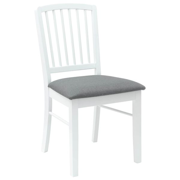 vidaXL Chaises de salle &agrave; manger 2 pcs Blanc 50 x 52,5 x 91 cm