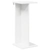 vidaXL Support de Plante Blanc 25 x 25,5 x 60,5 cm Bois d&rsquo;ing&eacute;nierie