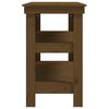 vidaXL Banc de travail Marron miel 110,5x50x80 cm Bois de pin massif