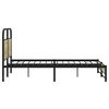 vidaXL Cadre de lit sans matelas 140x200 cm ch&ecirc;ne sonoma