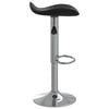 vidaXL Tabourets de bar lot de 2 noir acier chromé et cuir artificiel