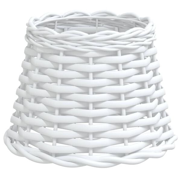 vidaXL Abat-jour blanc &Oslash;20x15 cm osier