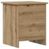 vidaXL Coffre de rangement Ch&ecirc;ne artisanal 40 x 40 x 50 cm