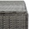 vidaXL Abri de poubelle simple Anthracite 76x78x120 cm R&eacute;sine tress&eacute;e