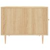 vidaXL Table basse Ch&ecirc;ne sonoma 50x50x40 cm Bois d'ing&eacute;nierie