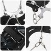 vidaXL Crampons pour chaussures Noir XL