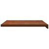 vidaXL Appui de fen&ecirc;tre Bois Brun 60 x 50 x 4,5 cm PVC