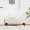vidaXL banc avec coussin Cr&egrave;me 113 x 57 x 39 cm Velours