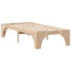vidaXL Cadre de lit Marron 90 x 200 cm Pin massif