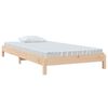 vidaXL Lit empilable sans matelas 75x190 cm bois pin massif