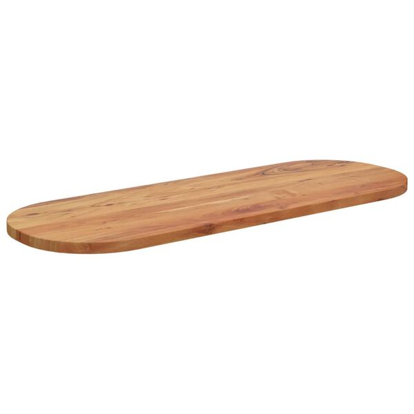 vidaXL Dessus de table 140x50x2,5 cm ovale bois massif d'acacia