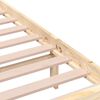 vidaXL Cadre de lit sans matelas bois massif 160x200 cm