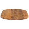 vidaXL Dessus de table 110x40x2,5 cm ovale bois massif de manguier