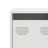 vidaXL Meuble TV blanc 68x39x43,5 cm acier lamin&eacute; &agrave; froid
