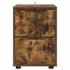 vidaXL Armoire de rangement Ch&ecirc;ne fum&eacute; 40 x 48 x 57 cm