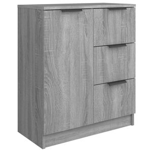 vidaXL Buffet Sonoma gris 60x30x70 cm Bois d'ing&eacute;nierie