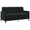 vidaXL Sofa avec rangement Noir 172 x 78 x 87 cm Polyester
