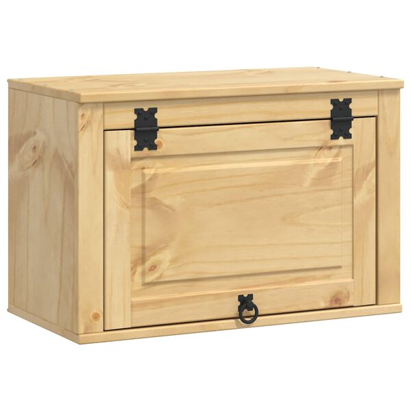 vidaXL Armoire avec stockage SKI Brun Miel 60 x 32 x 40 cm Pin massif