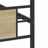 vidaXL Cadre de lit sans matelas ch&ecirc;ne sonoma 90x200 cm