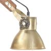 vidaXL Lampe murale Style industriel Laiton Rond E27
