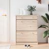 vidaXL Armoire &agrave; chaussures ALTA 77x35x96 cm bois massif de pin