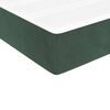 vidaXL Sommier &agrave; lattes de lit et matelas Vert fonc&eacute; 80x200 cm Velours