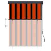 vidaXL Store roulant d'ext&eacute;rieur 120x250 cm Orange et marron