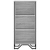 vidaXL Biblioth&egrave;que sonoma gris 50x31x106 cm bois d'ing&eacute;nierie