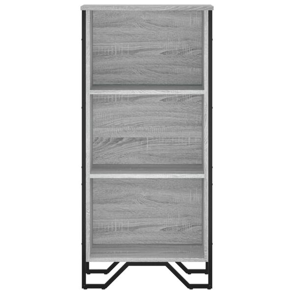 vidaXL Biblioth&egrave;que sonoma gris 50x31x106 cm bois d'ing&eacute;nierie