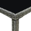 vidaXL Ensemble de bar de jardin 5 pcs R&eacute;sine tress&eacute;e Gris