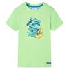 T-shirt pour enfants vert fluo 140