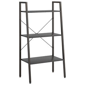 vidaXL &Eacute;tag&egrave;re sur pied 3 niveaux Noir 56x35x108 cm