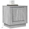 vidaXL Cabinet de chevet 2 pcs Gris 44 x 34,5 x 45 cm