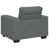 vidaXL Fauteuil gris fonc&eacute; 100x77x82 cm tissu
