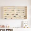 vidaXL Vitrine Murale avec porte Beige 100 x 8,5 x 54 cm Contreplaqu&eacute;
