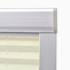 vidaXL Store pliss&eacute; Couleur cr&egrave;me SK08
