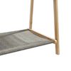 vidaXL Porte-v&ecirc;tement avec &eacute;tag&egrave;res 132x45,5x150,5 cm bambou