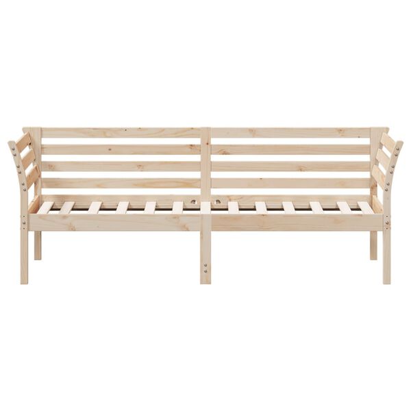 vidaXL Lit de jour sans matelas 90x190 cm bois de pin massif