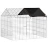 vidaXL Cage pour lapins Argent 100 x 78 x 78 cm Acier galvanis&eacute;