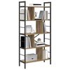 vidaXL &Eacute;tag&egrave;re Ch&ecirc;ne artisanal 75 x 30 x 156 cm Bois d'ing&eacute;nierie