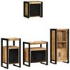 vidaXL Ensemble de mobilier de salle de bain avec tiroir 4 pcs