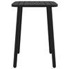 vidaXL Ensemble &agrave; manger de jardin 5 pcs anthracite acier