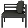 vidaXL Salon de jardin 8 pcs avec coussins Aluminium Anthracite
