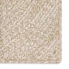 vidaXL Tapis de surface Rectangulaire Naturel et Blanc 60 x 200 cm